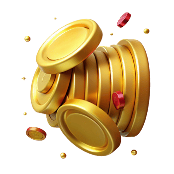 wonderful classic Stack of Gold Coins Isolated with Detail authentic png