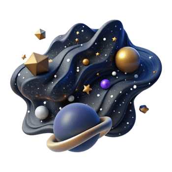 beautiful abstract Starry Night Sky Milky Way Cutout high resolution png