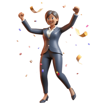 extraordinary contemporary Successful Businesswoman Silhouette Strong Pose Transparent 4K png