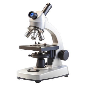 Scientific microscope emphasizing accuracy and detail, essential tool for laboratory research png
