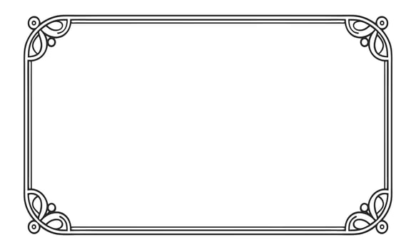 Abstract visuals bloom within a decorative floral frame. vector
