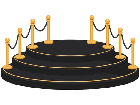 black carpet award ceremony celebrity isolated illustration on white background vector