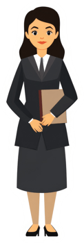 a Professional woman in business attire dress png