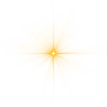 Golden Lens Flare Effect Overlay Light png
