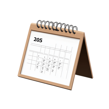 Simple table calendar for September displayed on a Transparent background with clear date layout, table calendar 2025 september isolated on White background png
