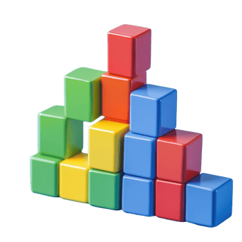 Building a colorful bar graph with toy blocks to illustrate data trends and comparisons, Toy blocks as increasing graph bar, infographic diagram, chart png