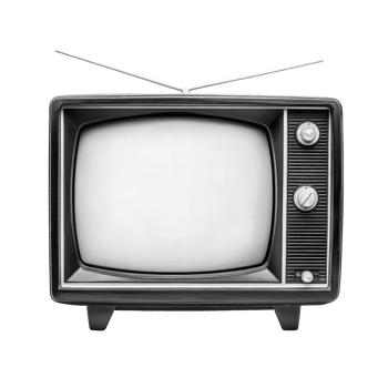 Retro television set displayed against a Transparent background for nostalgic appeal and design versatility, Old TV Retro televisi background and editable screen isolated on background png