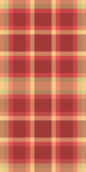 Purchase background fabric textile, grid pattern plaid. Ceremony tartan seamless texture check in red and orange colors. vector