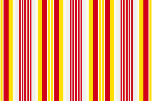 Real vertical pattern background, slim fabric stripe texture. Repeat seamless textile lines in old lace and red colors. vector