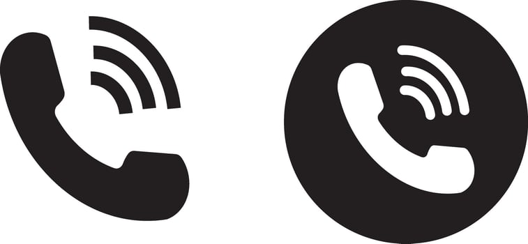 Phone call iconl, illustration, ui and logo design.Calling Phone Answer Decline Button set, Illustration vector