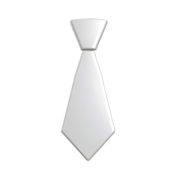 3d grey tie icon. png