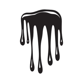 Chocolate dripping illustration vector
