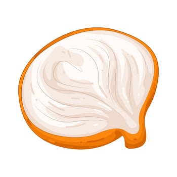 Illustration of onion vector