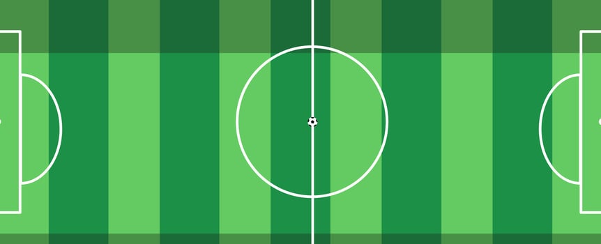 Football field view vector