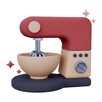 Mixer 3D Illustration png