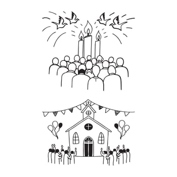 Pentecost Sunday Special design vector