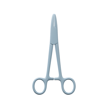 Surgical Hemostat Clamp Medical Instrument Blue Tool png