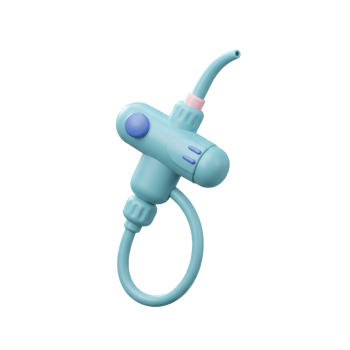Aqua Blue Water Flosser Device Modern Design Clean Gadget png