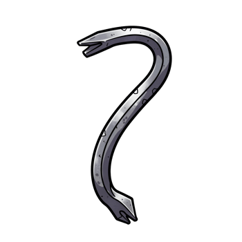 Metal Crowbar Illustration Tool Grey Background Simple Design png