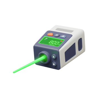 Digital Laser Meter Green Beam Device Modern Gadget 3D Render png
