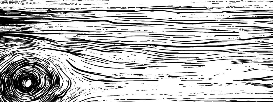 Detailed vintage woodcut illustration showcasing a textured wooden surface vector