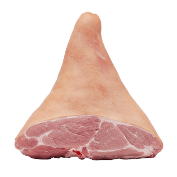 Fresh pork leg cut available at the butcher for various recipes png
