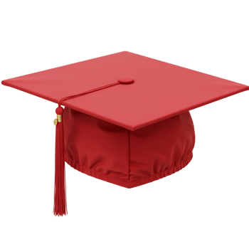 Graduation cap symbolizing achievement and celebration of education png