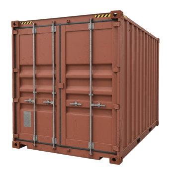 Container for imports designed to securely hold goods during transportation png