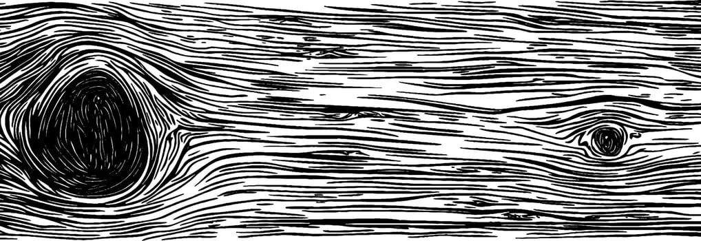 Vintage woodcut illustration showcasing the texture of wooden surfaces and grains vector