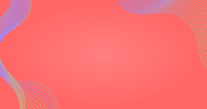 Abstract Pink background with wavy lines and space for text illustration. vector
