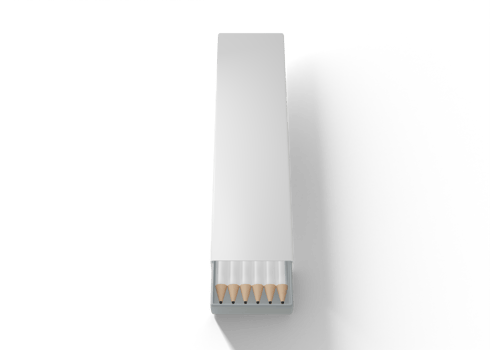 Pencil Pack with Box and Label for Product Branding png
