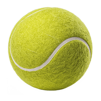 Yellow tennis ball png