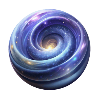 impressive distinctive A swirling vortex of stardust and cosmic dust, illuminated by distant nebulae, in a celestial, astronomical style png