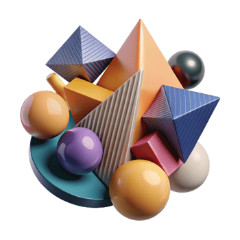 serene dynamic urban A dynamic, abstract composition of geometric shapes, with sharp, contrasting edges and a bold, graphic style high resolution png