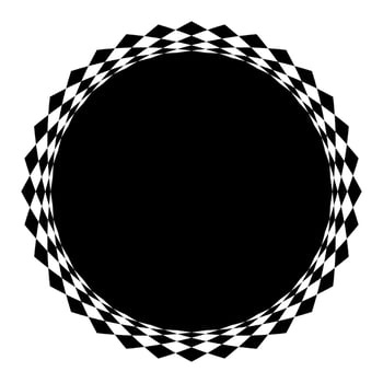 circle geometric abstract black white for background, art line black white spiral optical for hypnotic wallpaper, geometry polygonal pattern with connected graphic line, optical graphic distorted vector