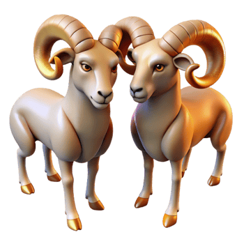 glorious victorian A pair of fighting rams, mountain landscape, dramatic lighting high resolution png