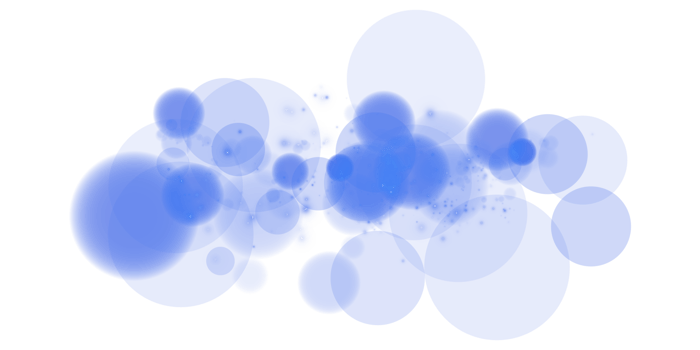 This is a captivating Blue Bokeh Effect featuring Glowing Orbs and Soft Sparkles set on a Transparent Background png