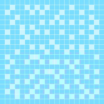 tile mosaic light blue pattern for square wall background, modern square mosaic grid pattern for decoration architecture, mosaic tile floor of swimming pool, mosaic tiled grid of toilet floor blue vector