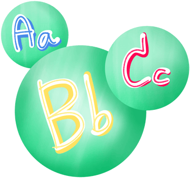 ACB on green ball png