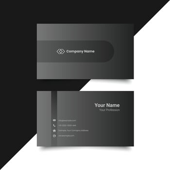 Simple minimal corporate business card layout. creative modern name card and business card. Clean Design. corporate design template, professional simple aesthetic business card minimal. Ready to print vector