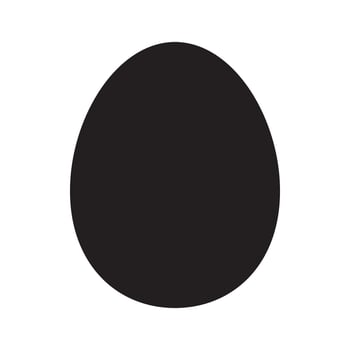 black oval, egg shape flat isolated on white, oval shape icon black, oval geometry shaped, illustrations flat simple egg shaped vector