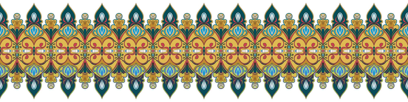 Abstract Border Design, Border for Picture Frame with Complex Patterns vector
