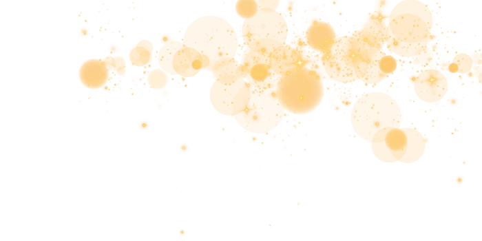 Experience a stunning Glowing Bokeh Effect featuring Soft Orange Orbs and sparkling lights on a Transparent Background png