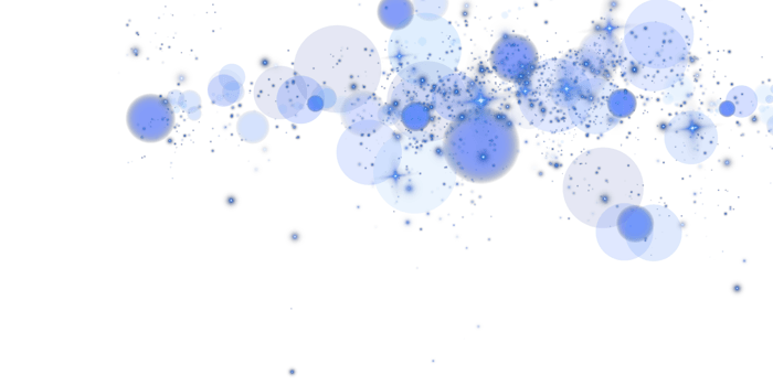 An enchanting Blue Bokeh Effect featuring Glowing Orbs and Soft Sparkles on a Transparent Background png