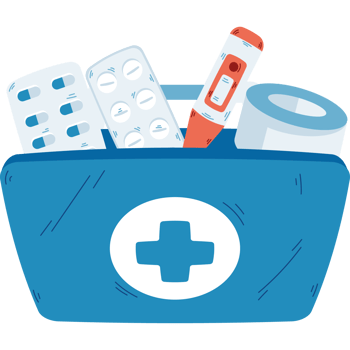 medical first aid box case kit png