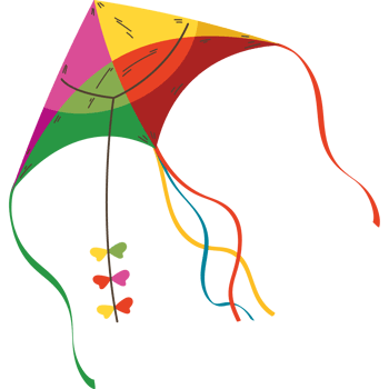 kite fly toy icon png