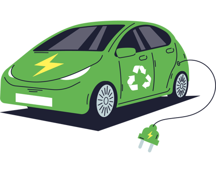 electric car for saving energy png