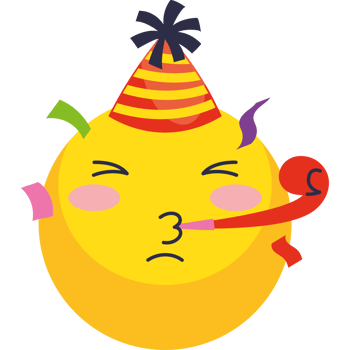 birthday emoji happy face png