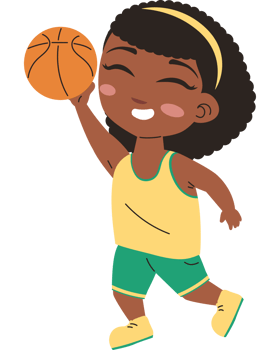 young kid playing basketball png