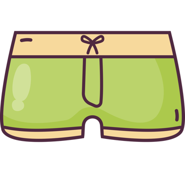 short swimsuit summer clothes png